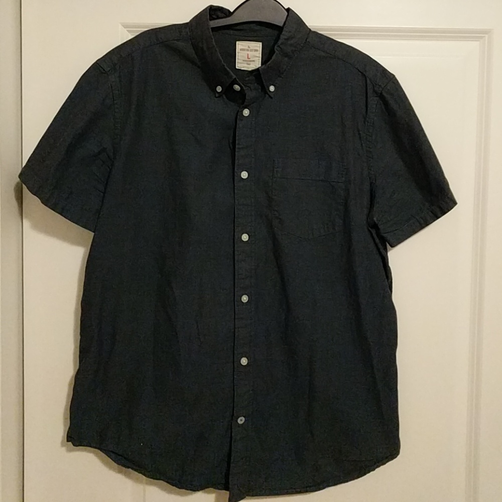 Gap short sleeve oxford size L